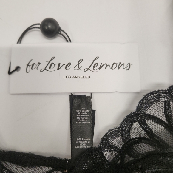 NWT For Love And Lemons After Dark Bustier Top SZ XS - Picture 8 of 14